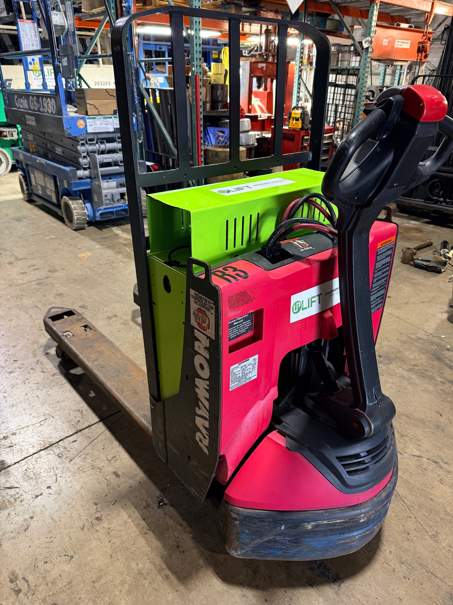 Electric Pallet Jack 4,500 Lb Capacity Standard 27" x 48" Forks