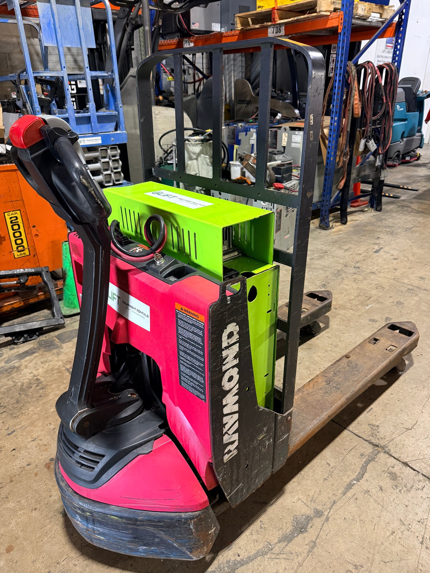 Electric Pallet Jack 4,500 Lb Capacity Standard 27" x 48" Forks